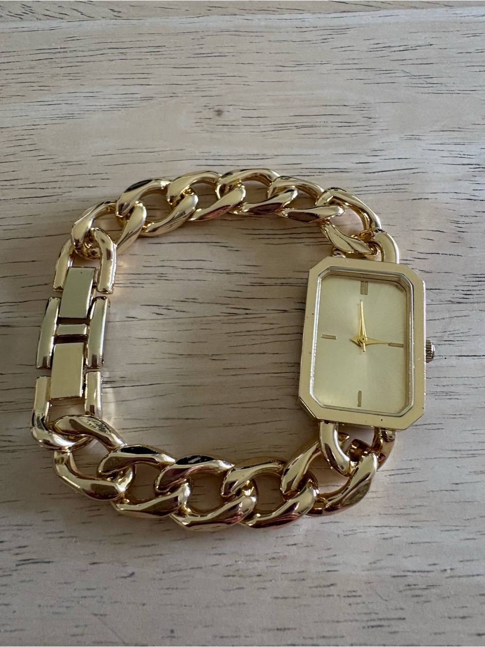 Women's Gold-Tone Chain Link Bracelet Watch